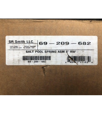 S.R. Smith 69-209-662 Salt Pool Jump System 6' Board Spring Assembly - White