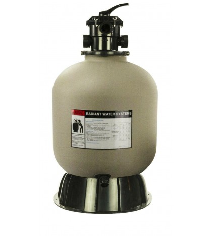 Radiant Sand Filter with Valve for Above Ground or Inground Pool (Various Sizes)