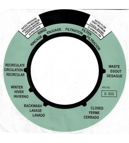 Radiant Sand Filter with Valve for Above Ground or Inground Pool (Various Sizes)