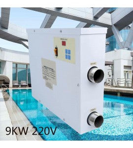 New Electric Pool Heater Swimming Pool SPA Heater Electric Thermostat 9KW 220V