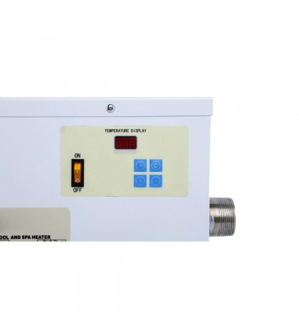 New Electric Pool Heater Swimming Pool SPA Heater Electric Thermostat 9KW 220V