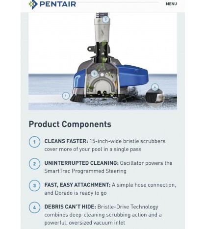 Pentair Vaccum Pool Cleaner - 360151