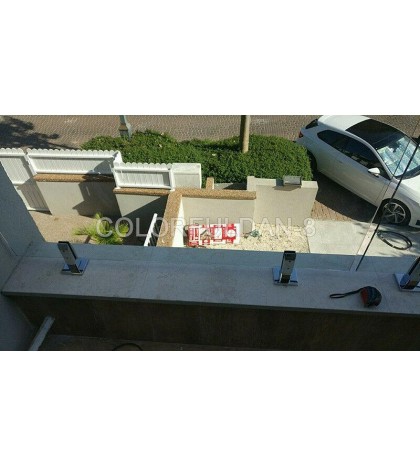 4PCS 2205 Stainless Steel Glass Pool Fence Deck Spigots Balustrade Fence Square