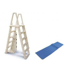 Confer 7100B Evolution A Frame Above Ground Swimming Pool Ladder 48 to 54