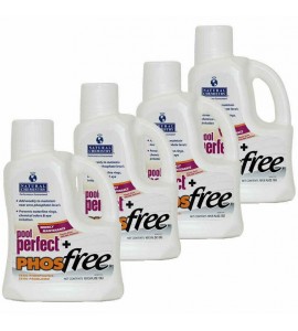 4 Pack Natural Chemistry Swimming Pool Perfect + PhosFree 3 Liter Bottles 05131