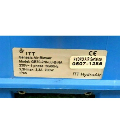 BALBOA GENESIS AIR BLOWER (BALBOA -GB70-2NNJJ-B-