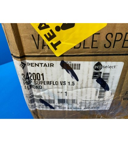 Pentair SuperFlo VS Variable Speed Pump (342001)