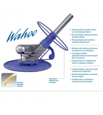 Zodiac Wahoo Above Ground Suction Side Pool Cleaner - W70482