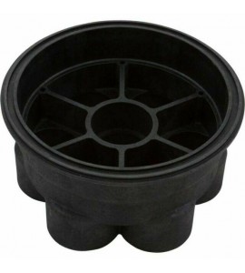 Paramount Pool & Spa Systems 005-302-4032-03 6-Port Base 2-Inch Black