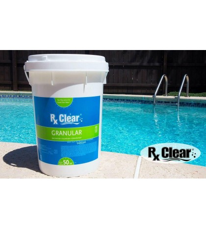 Rx CLear 204046 50lbs Granular Chlorine