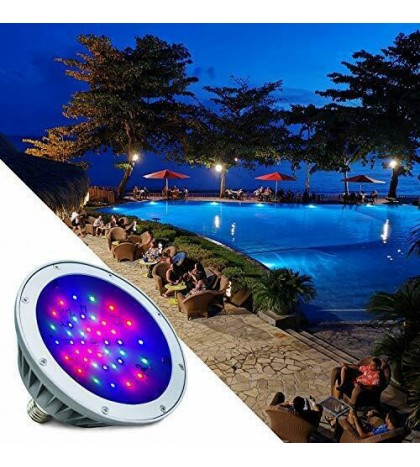 Britelumen LED Pool Light, 120V 40W IP65 Waterproof, Color Changing (120V-RGBW)