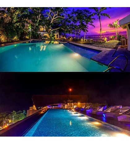 Britelumen LED Pool Light, 120V 40W IP65 Waterproof, Color Changing (120V-RGBW)