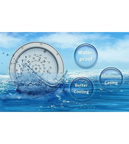 Britelumen LED Pool Light, 120V 40W IP65 Waterproof, Color Changing (120V-RGBW)