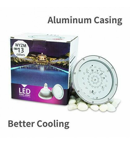Britelumen LED Pool Light, 120V 40W IP65 Waterproof, Color Changing (120V-RGBW)
