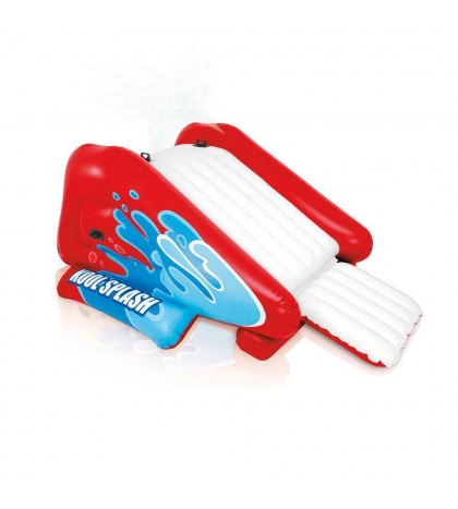Intex Kool Splash Inflatable Pool Water Slide Play Center with Sprayer, Red