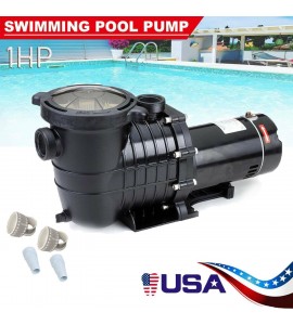 1HP In/Above Ground Swimming Pool Pump Motor w/Strainer Hayward Replacemen