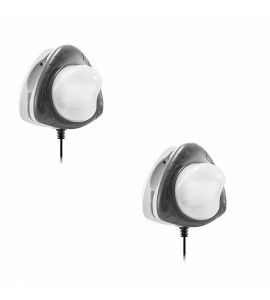 Intex Above Ground Energy Efficient LED Magnetic Pool Light 28687e (2-pack)