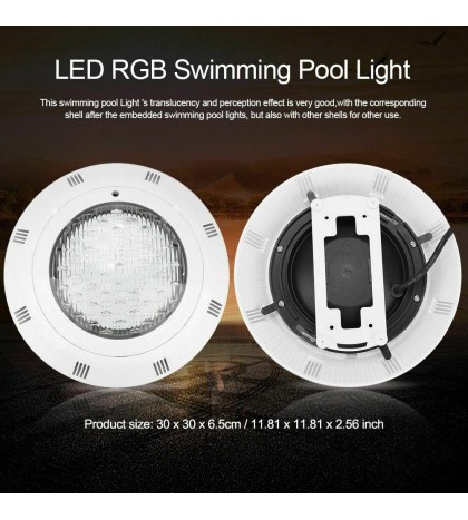 Swimming Pool Light Underwater Bulb Led Waterproof Remote Control Lamp Lighting