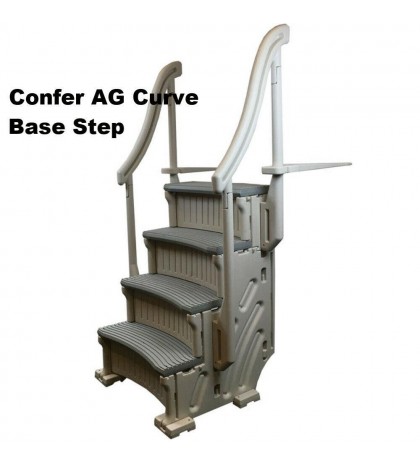 Confer Plastics Curve Above Ground Pool Step System