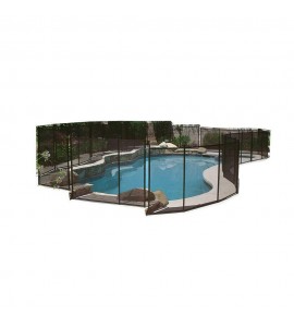 Pool Fence 5 ft. x 12 ft. Safety Accessory For In Ground Climb Resistant Mesh