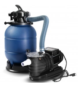 Pro 2450GPH 13in. Sand Filter Above Ground Swimming Pool Pump 10000 GAL