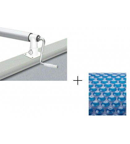 GLI Whirlwind Above Ground Swimming Pool Solar Reel w/ Blanket (Choose Size)