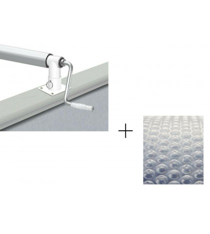 GLI Whirlwind Above Ground Swimming Pool Solar Reel w/ Blanket (Choose Size)