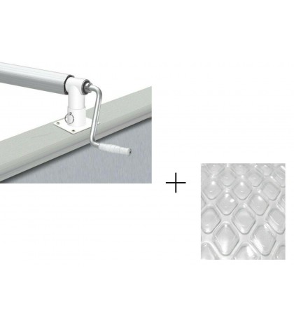 GLI Whirlwind Above Ground Swimming Pool Solar Reel w/ Blanket (Choose Size)