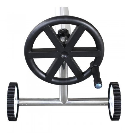 21 FT Long Swimming Pool Cover Reel  Aluminum Inground Solar Stainless Steel