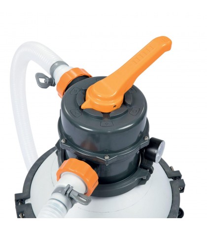 Bestway 58498E Durable Flowclear 1500 Gallon Sand Filter for Swimming Pools