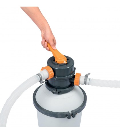 Bestway 58498E Durable Flowclear 1500 Gallon Sand Filter for Swimming Pools