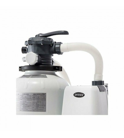 Intex 2800 GPH Above Ground Pool Sand Filter Pump and Automatic Pool Vacuum