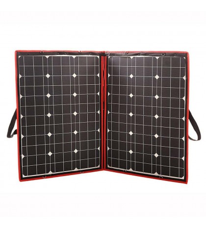 100W Flexible Portable Solar Panel + 12V Controller For Camping/Car Battery