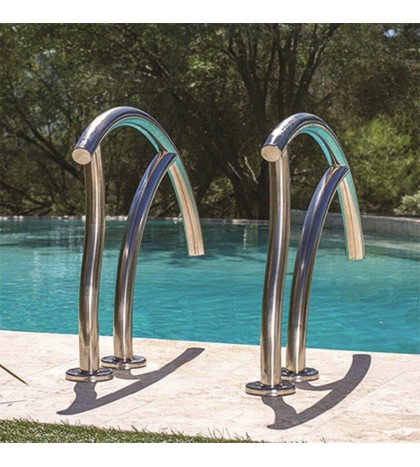 Inter-Fab DR-G3DE065 Designer Economy Stainless Steel Pool Grab