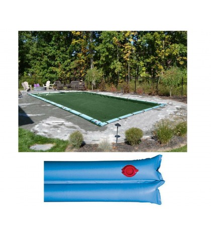 Buffalo Blizzard Rectangle Supreme Plus Swimming Pool Winter Covers w/ Tubes