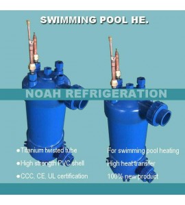 11.3 KW High Heat Transfer Twisted Tube heat exchanger swimming pool