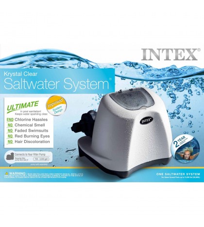 Intex Krystal Clear Saltwater Pool Chlorinator and Intex Automatic Pool Vacuum