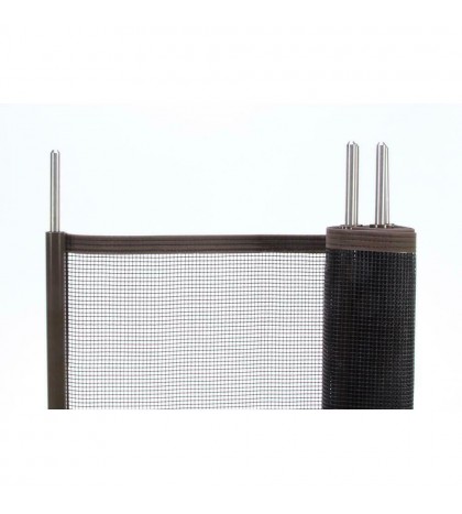 5 Ft. X 10 Ft. Brown Rust Proof Child Barrier Pool Safety Mesh Fence