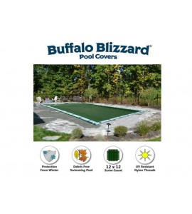 Buffalo Blizzard 30' x 60' SUPREME PLUS Rectangle Swimming Pool Winter Cover