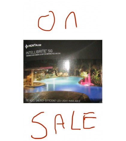 Pentair 601012 IntelliBrite 5G COLOR Underwater LED Pool Light, 100' Cord