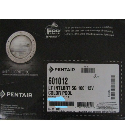 Pentair 601012 IntelliBrite 5G COLOR Underwater LED Pool Light, 100' Cord