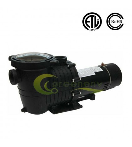 2-Speed 3/4HP High-Flo INGROUND Swimming POOL PUMP Strainer Energy Saving 115v