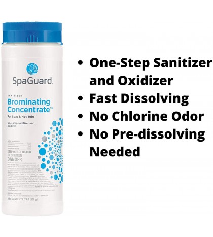 Hottubclub Deluxe Hot Tub Chemical Kit - Contains Scum Absorber, Test Strips, Sp