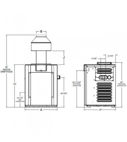 Raypak PR266AEPC57 266000 BTU Heater Electronic Ignition