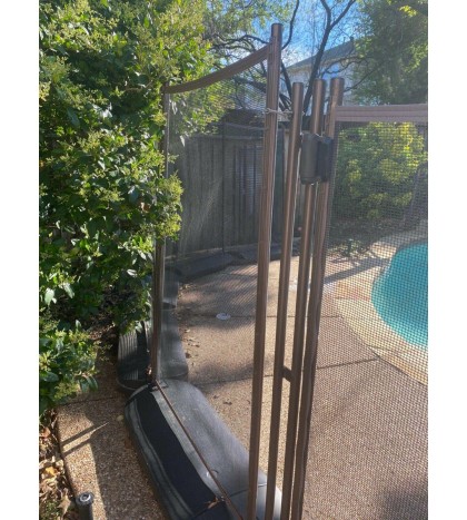 No Holes Pool Safety Fence with Gate
