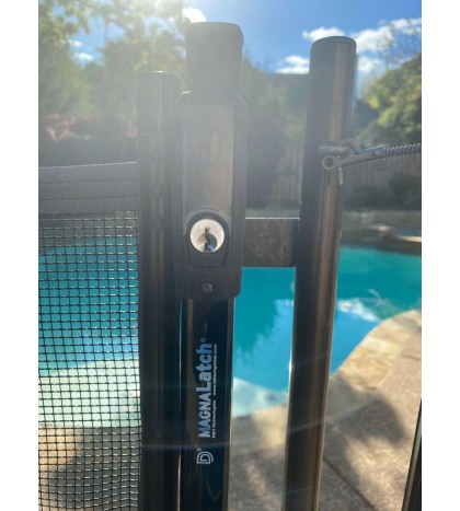 No Holes Pool Safety Fence with Gate