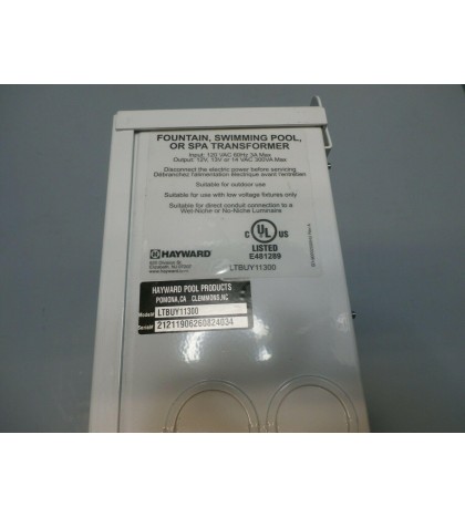 Hayward LTBUY11300 Pool and Spa Wall-Mount Transformer