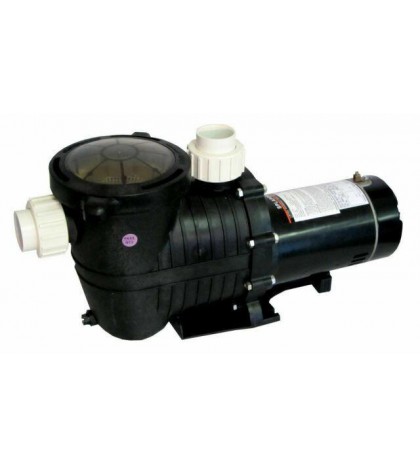 InGround 1 HP 115-230V Pool Pump - High Performance - 1 Speed w/ Union Fittings