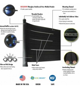 Smartpool S601p SunHeater Solar Heating System for in Ground Pool