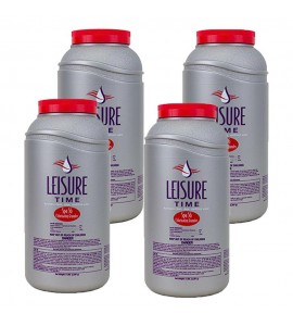 Leisure Time E5 Spa 56 Chlorinating Granules for Spas and Hot Tubs 4 Pack 5lb